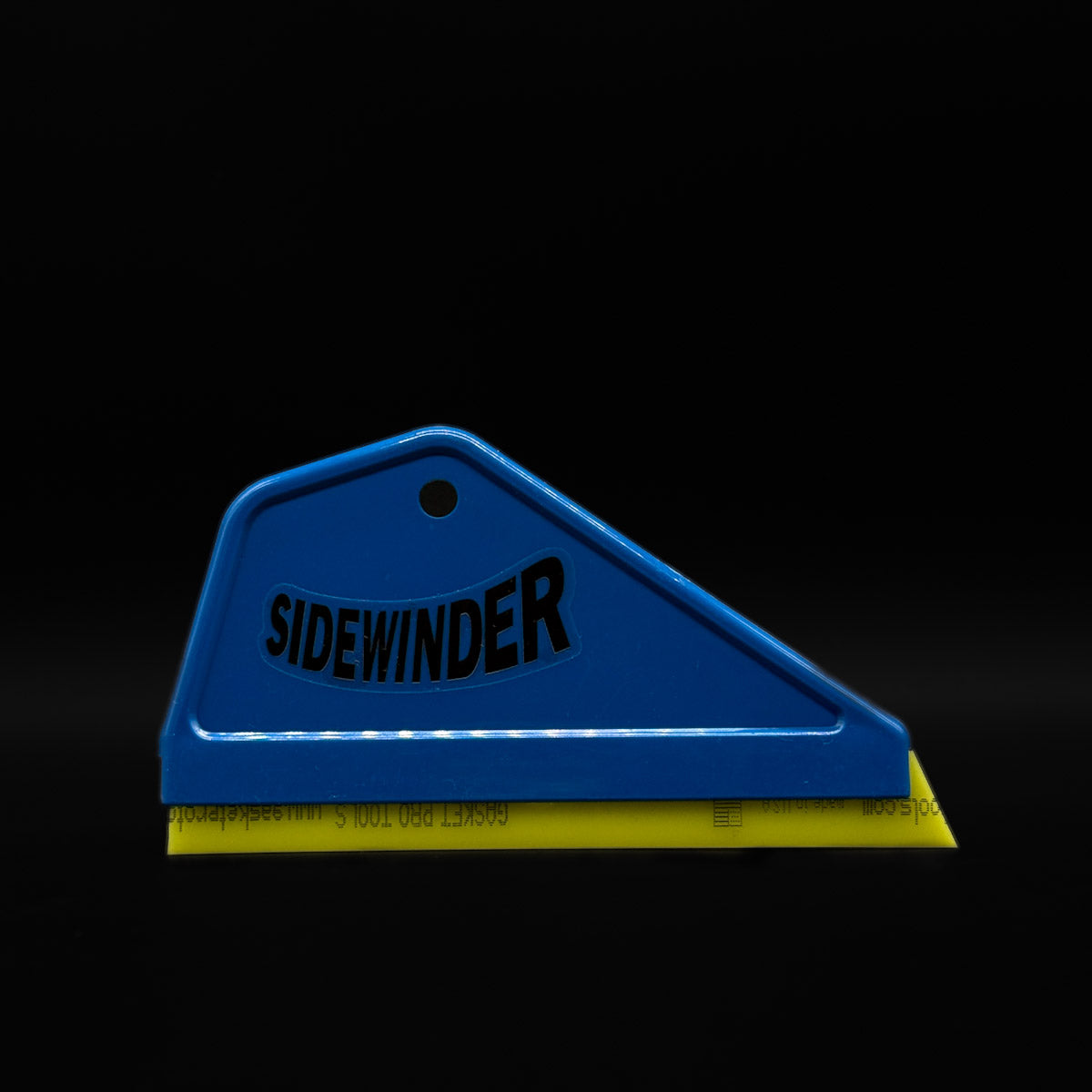 Sidewinder Squeegee Tool with Sledgehammer Yellow Blade – 93 Durometer for Maximum Solution Extraction in Window Tinting.